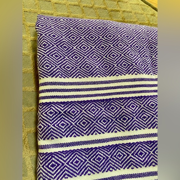 🔥DEMMEX Organic Cotton & Dye Prewashed XL Diamond Weave Turkish Towel🔥 NWOT - Picture 3 of 7